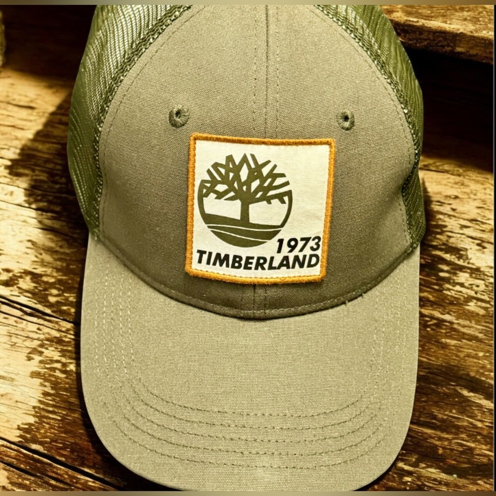 Timberland Olive Green SnapBack Trucker